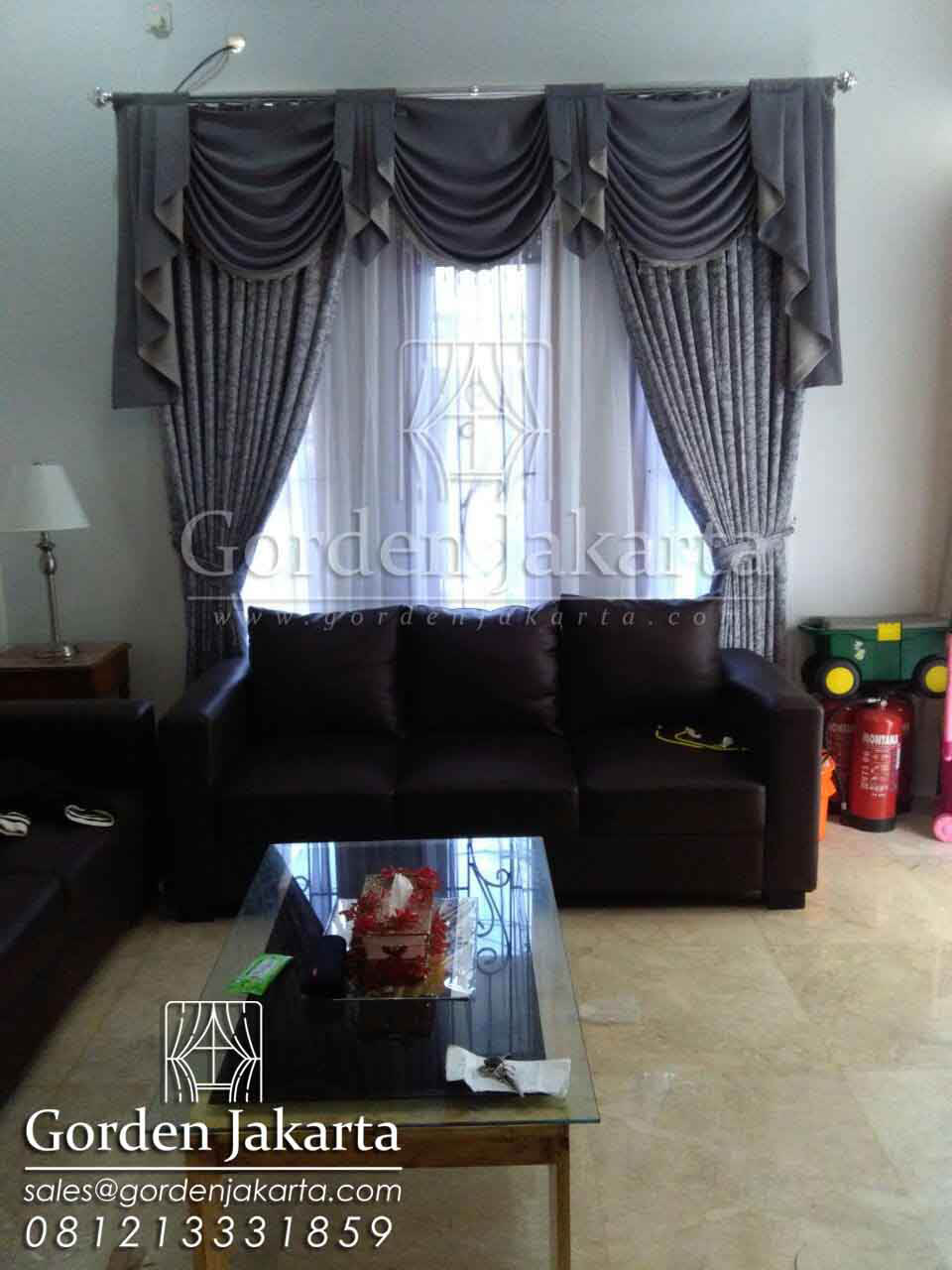Gorden Klasik Modern Warna Grey Gorden Jakarta