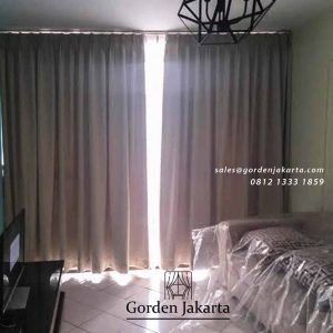 tirai gorden apartemen minimalis by Gorden Jakarta id4197