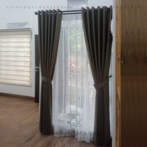 Harga Gorden Jendela Ruang Tamu Boss Dimout Grey Kubis Pulo Kebayoran Baru Jakarta ID6922